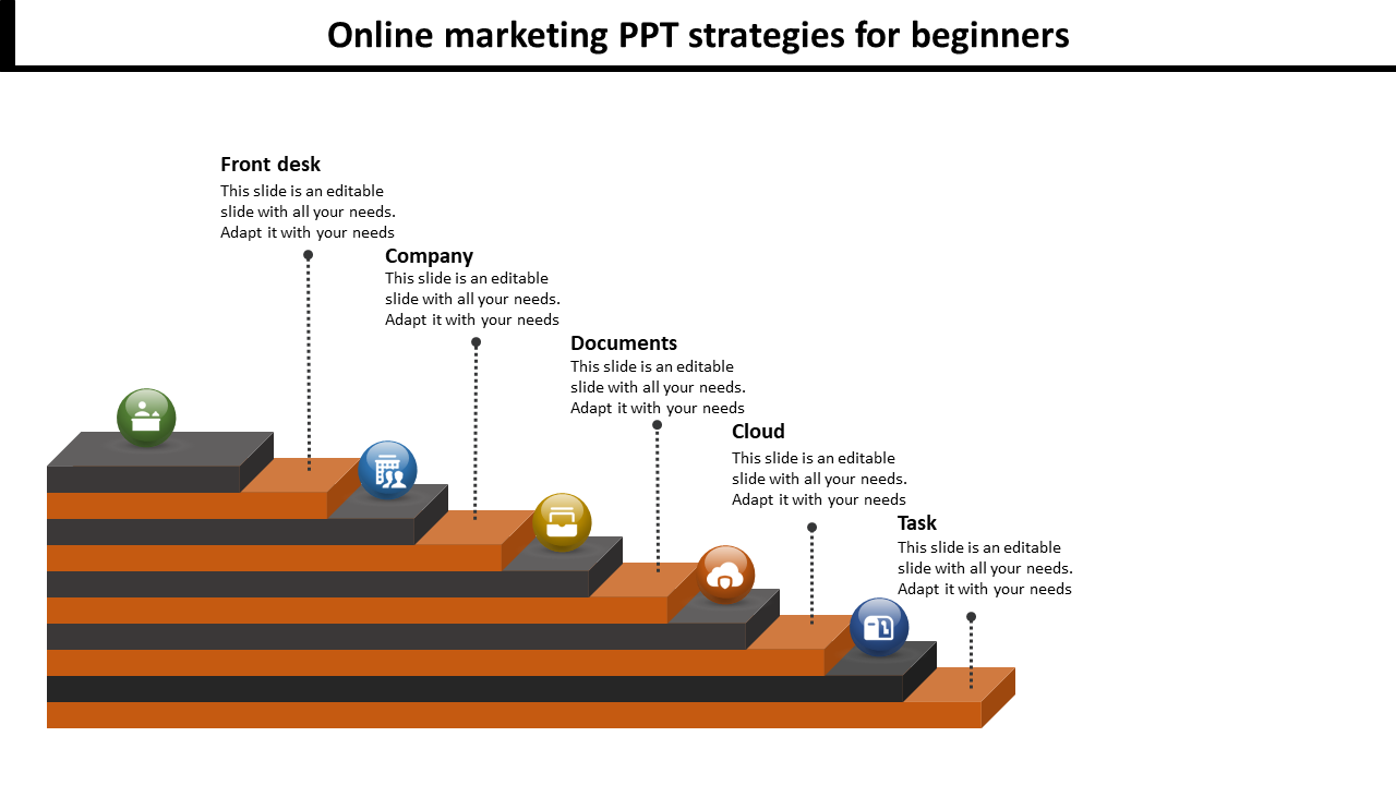 office powerpoint presentation-Online marketing PPT strategies for beginners
